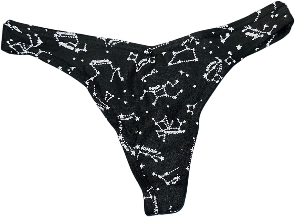 

Victoria's Secret Pink Cotton Smooth трусики-стринги цвет Black New