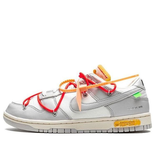 

Кроссовки x off white dunk low Nike, серый