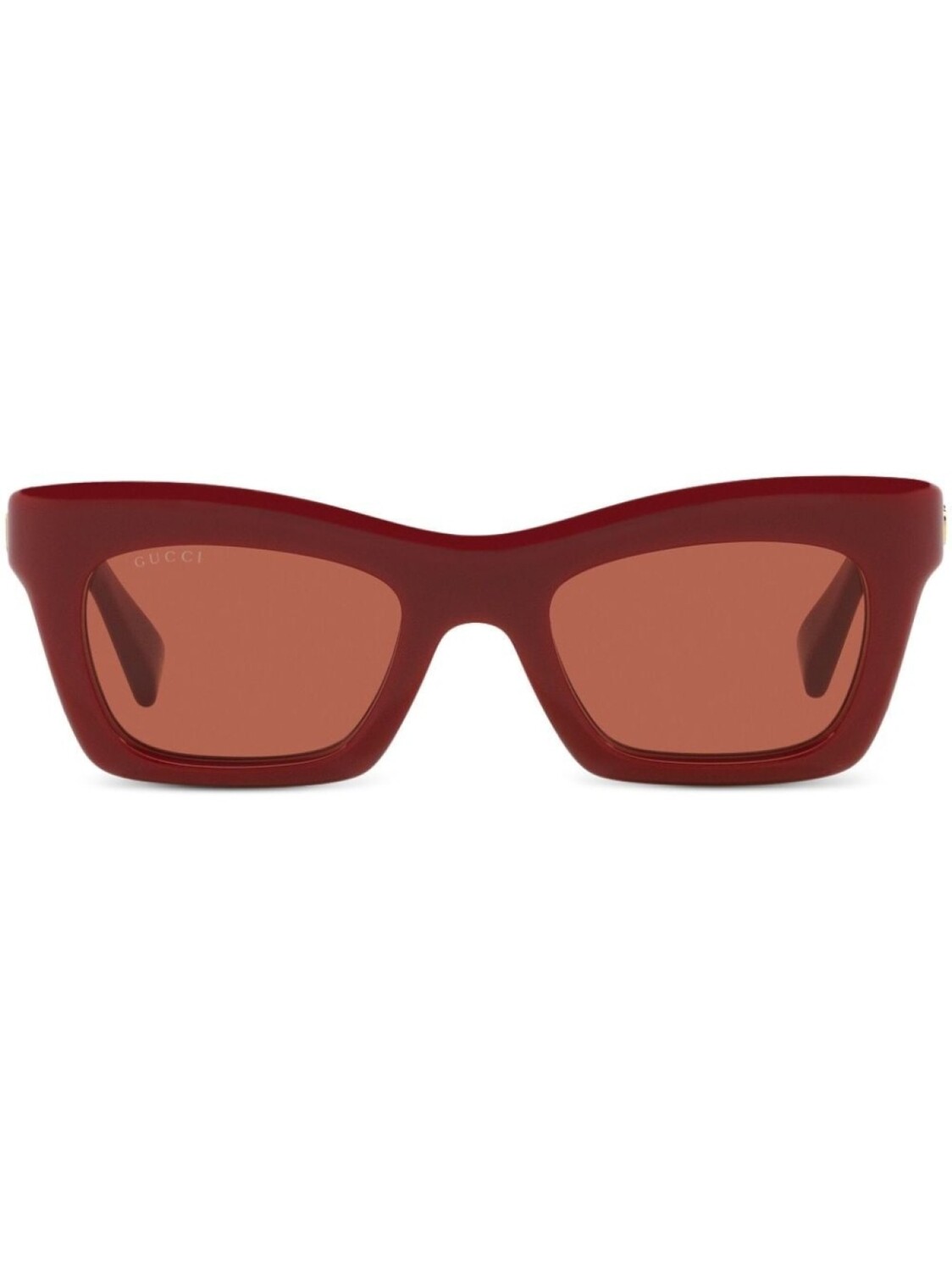 

Gucci Eyewear солнцезащитные очки Script, красный