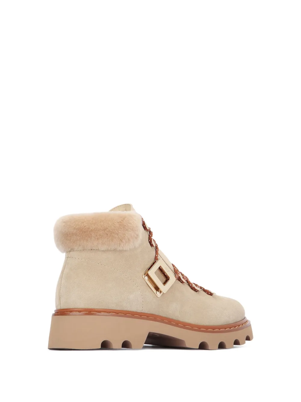 Грузовые ботинки Viv' Rangers из замши Roger Vivier, нейтральный — фото 3