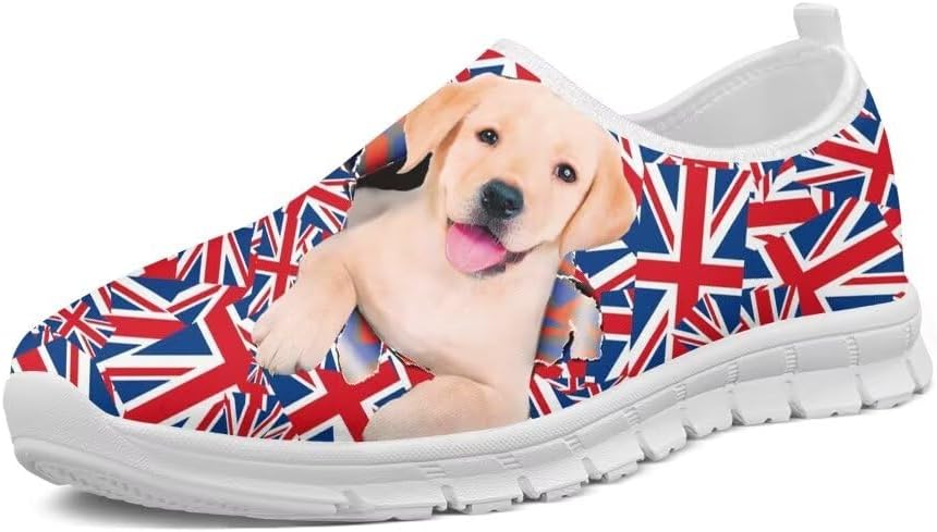 

Кроссовки Forchrinse Green Hummingbird с ямайским флагом для женщин на скользящей подошве, мужские прогулочные кроссовки, легкие лоферы с поддержкой свода стопы, дышащие, American Flag Dog