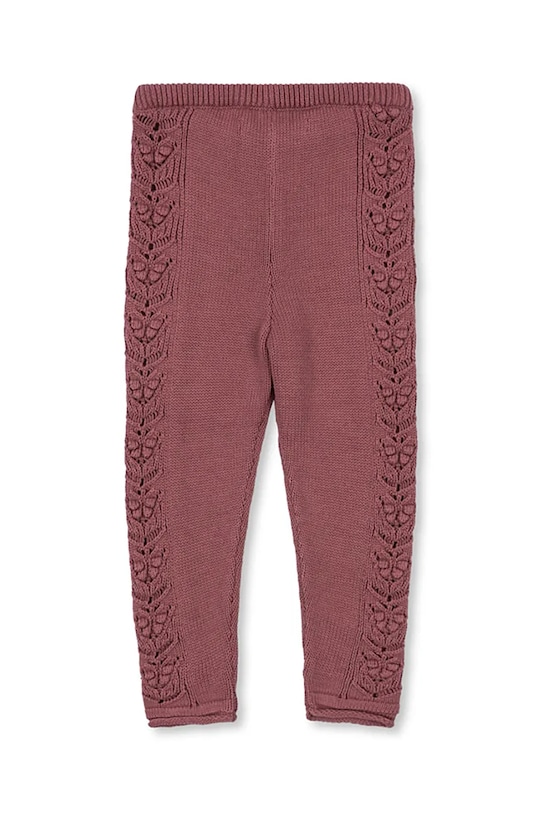 Детские хлопковые леггинсы CABBY PANTS GOTS Konges Sløjd, розовый — фото 2