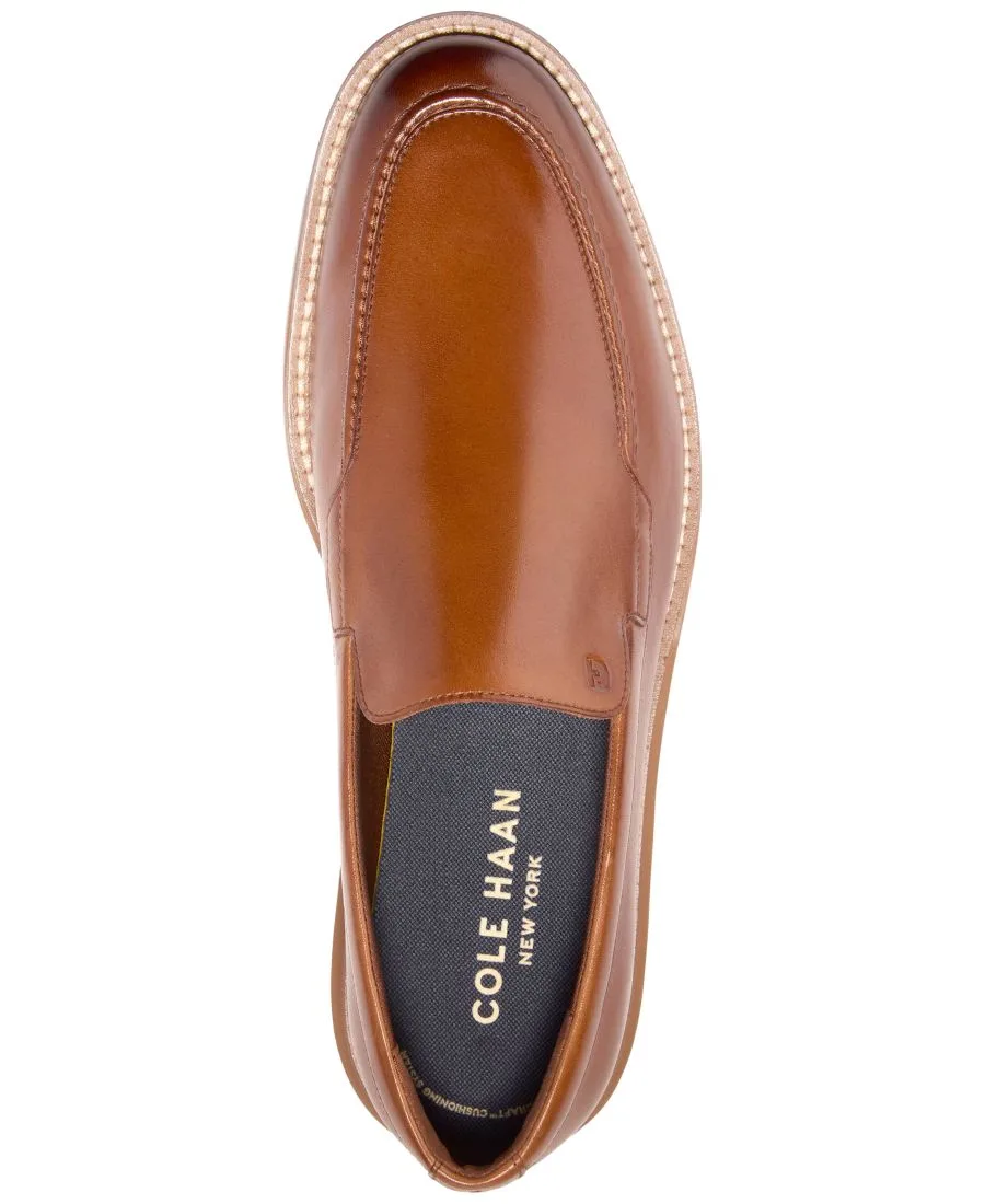 Мужские венецианские лоферы в неоклассическом стиле Cole Haan, British Tan — фото 4