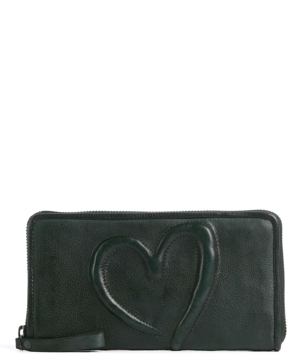 

Кошелек Herzgasse 5 из зерненой кожи Taschendieb Wien, зеленый
