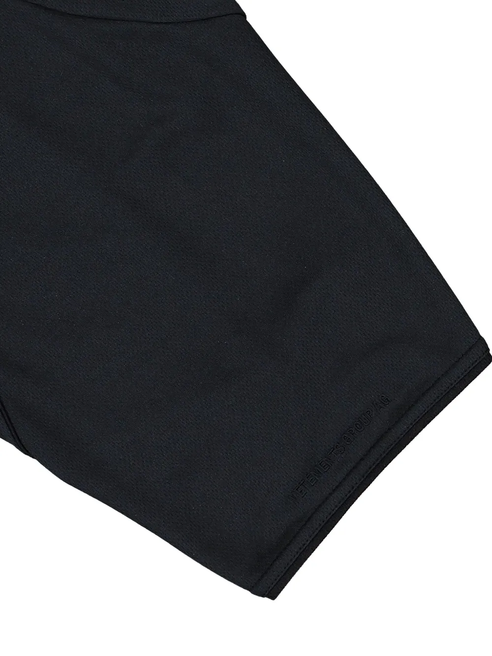 Футболка Trademark Football V-neck panelled jersey VETEMENTS, черный — фото 4