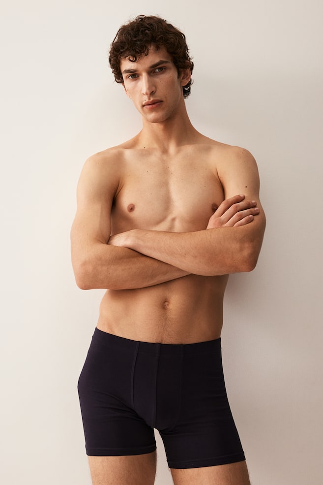 

Упаковка из 5 хлопковых трусов H&M, синий