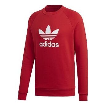 

Толстовка с капюшоном Originals Trefoil Warm Up Crew Adidas, красный