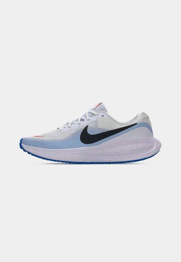 Кроссовки для бега по шоссе revolution 8 Nike Performance, White/Off Noir/Hydrogen Blue/Blue Crystal/Total Orange — фото 2