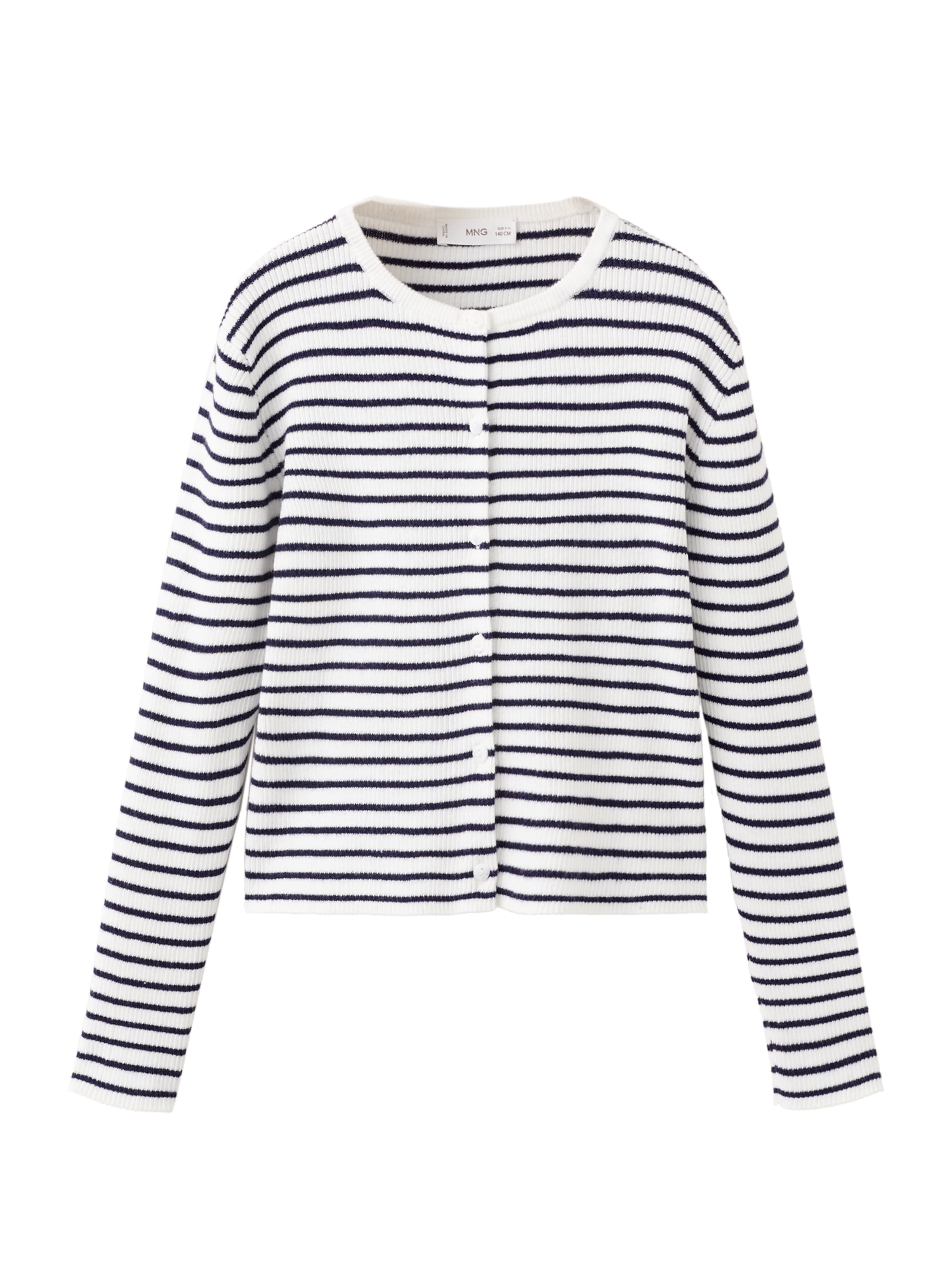 

MANGO KIDS Кардиган 'LEA' вязаный в цвете Off White