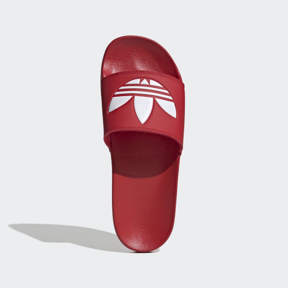 Шлепанцы Adidas Adilette Lite Slides, цвет Scarlet/Cloud White/Scarlet — фото 2