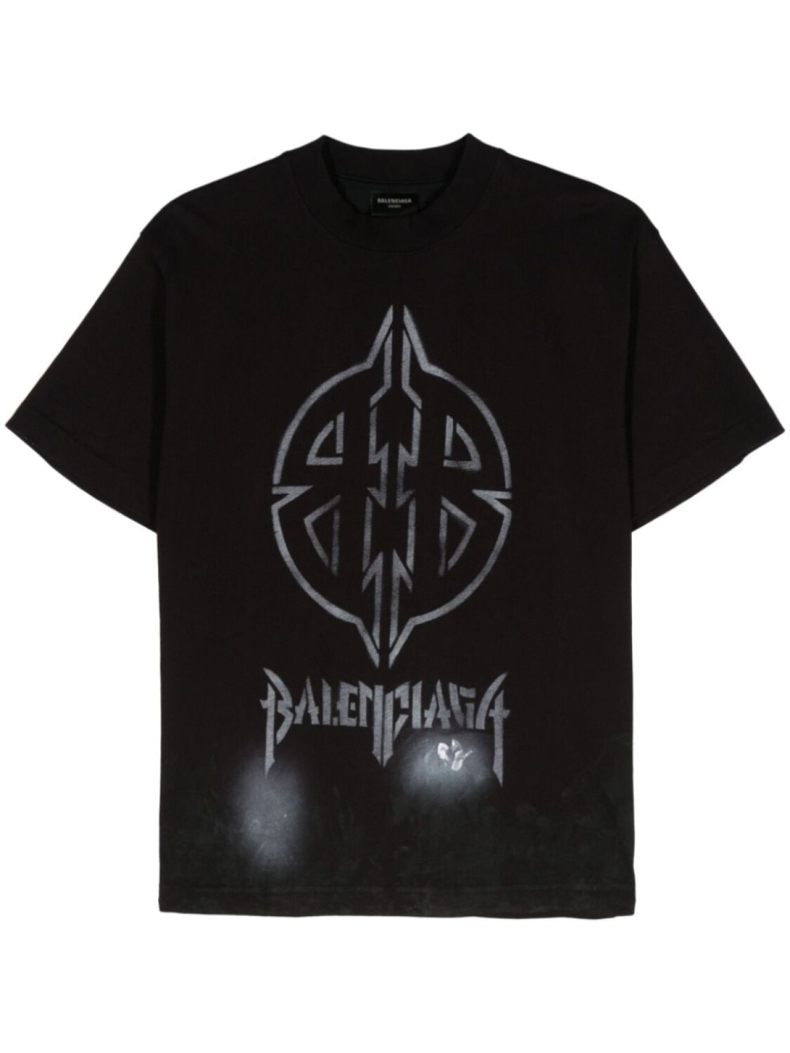 

Balenciaga футболка Metal BB, черный