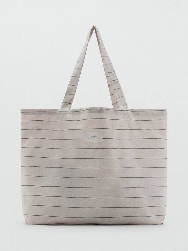 

Сумка-шопер Rebag Stripe Mango, Natural White