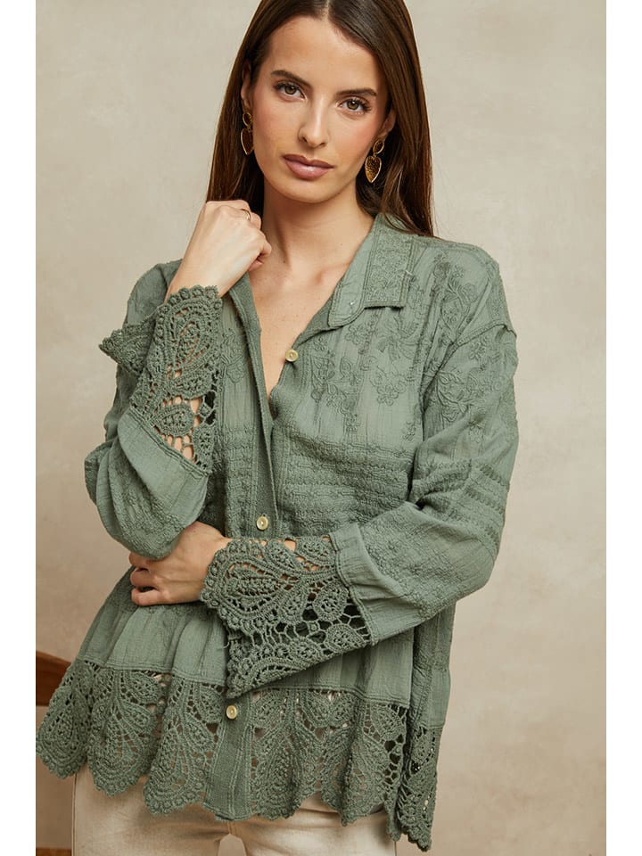 

Блузка Plume, хаки