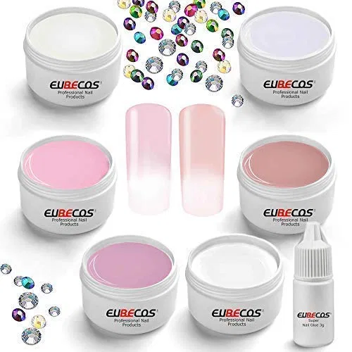Набор УФ-гелей Baby Boomer Glamour от EuBeCos Eubecos