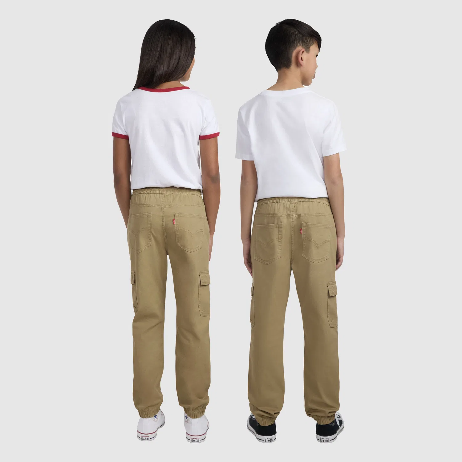 Свободные спортивные брюки-карго для мальчиков 8-20 лет Levi's, Brown — фото 4