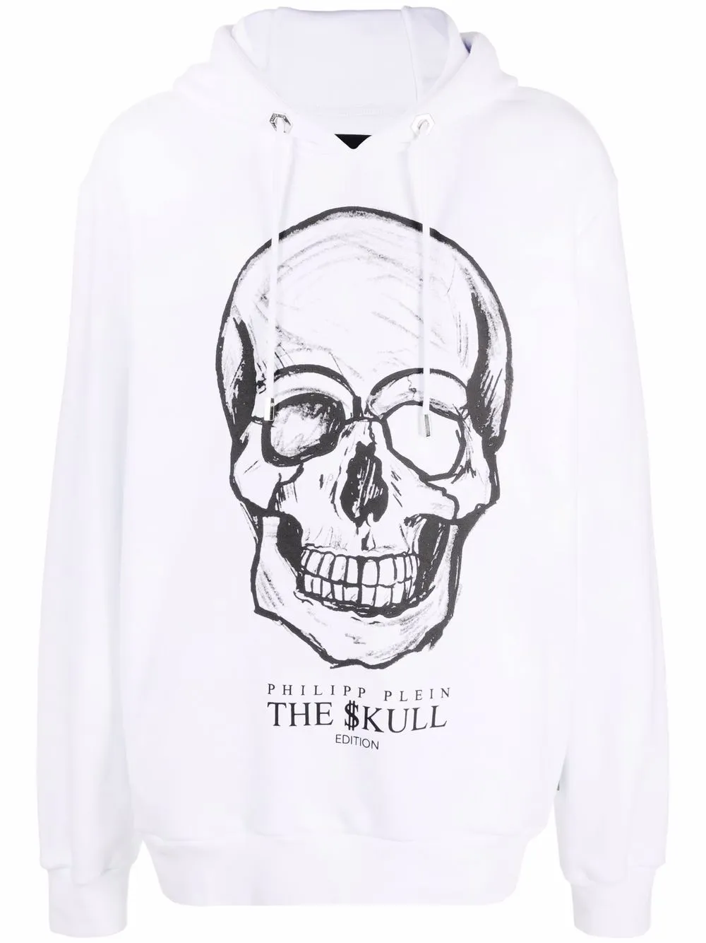 

Худи с принтом The Skull Philipp Plein, белый