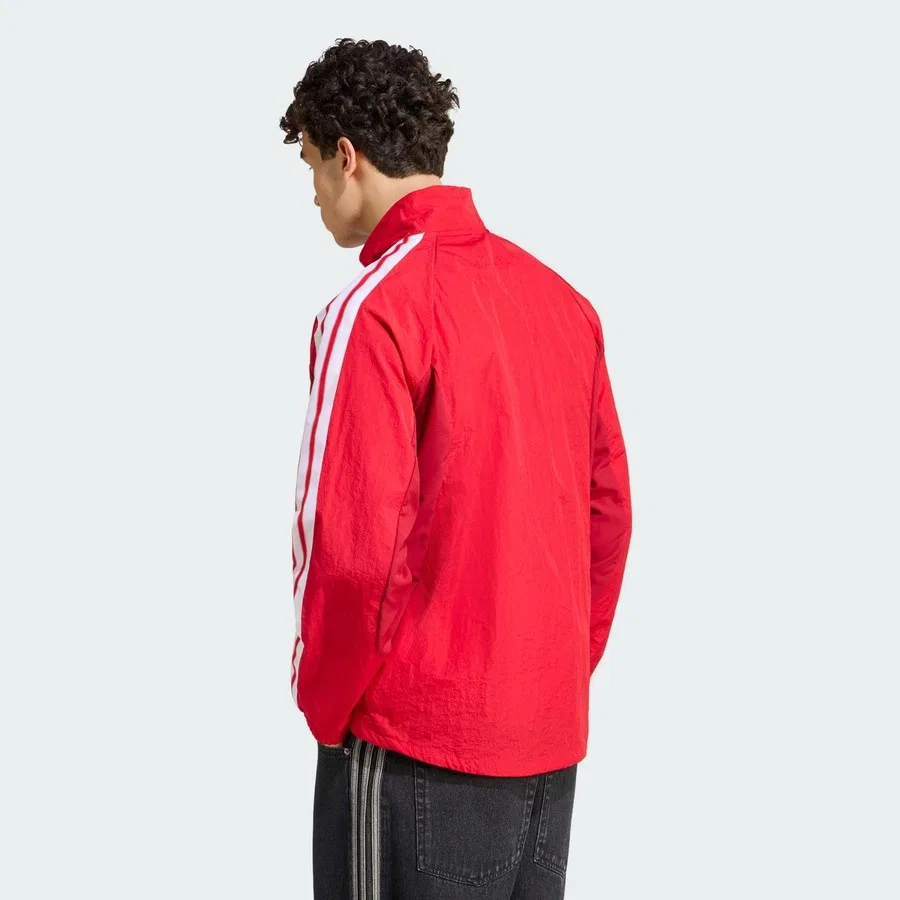 Куртка-ветровка с длинным рукавом Performance FC Bayern Muenchen adidas, Красный — фото 2