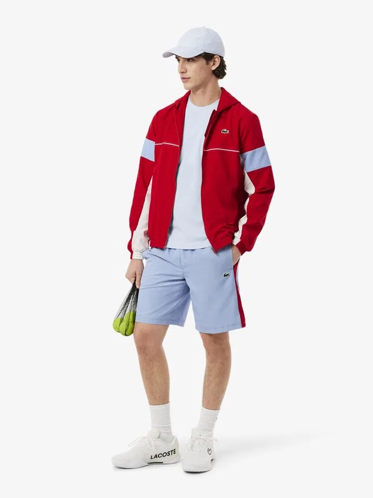 Футболка с коротким рукавом базовая тренировочная TH7618 LACOSTE, Lavender — фото 4