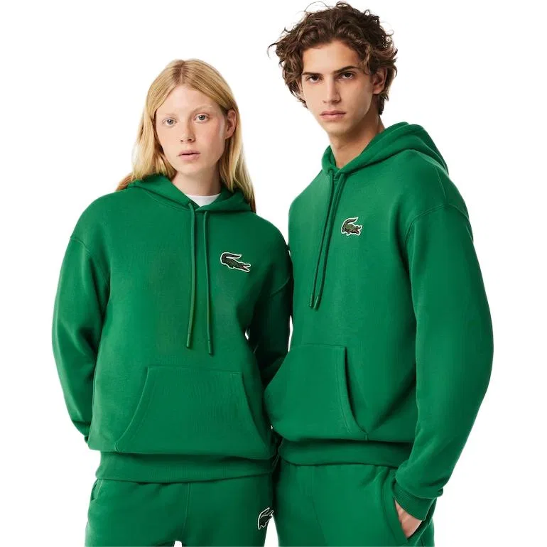 Свитшот LACOSTE Rocket Green, унисекс, зеленый — фото 3