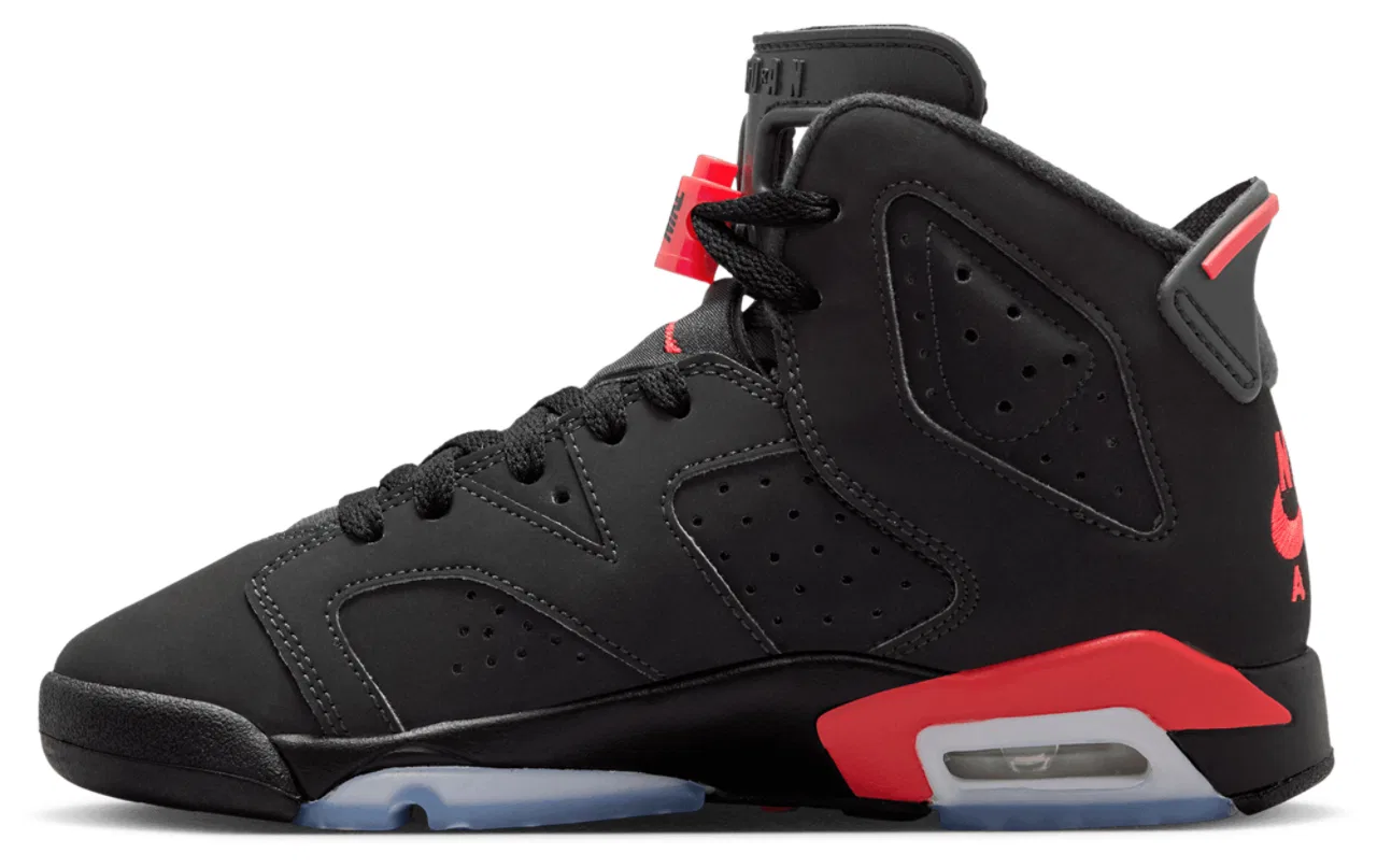 Кроссовки для мальчиков 6 Retro Jordan, черный/красный — фото 2