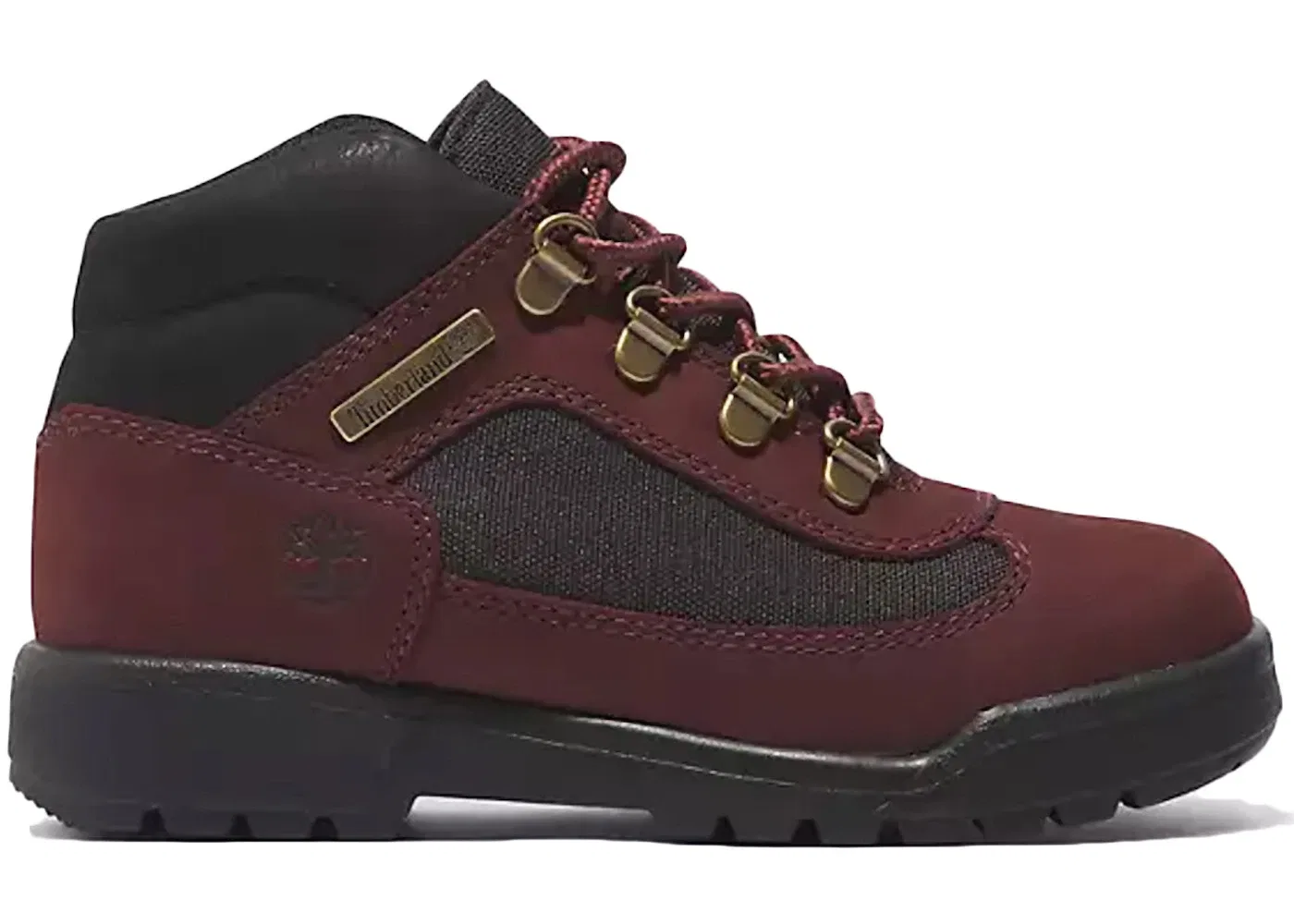 Детские ботинки Timberland Field Boot Mid Lace Up, Dark Port