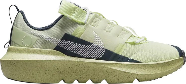 Кроссовки Nike Crater Impact GS 'Lime Ice Armory Navy', зеленый