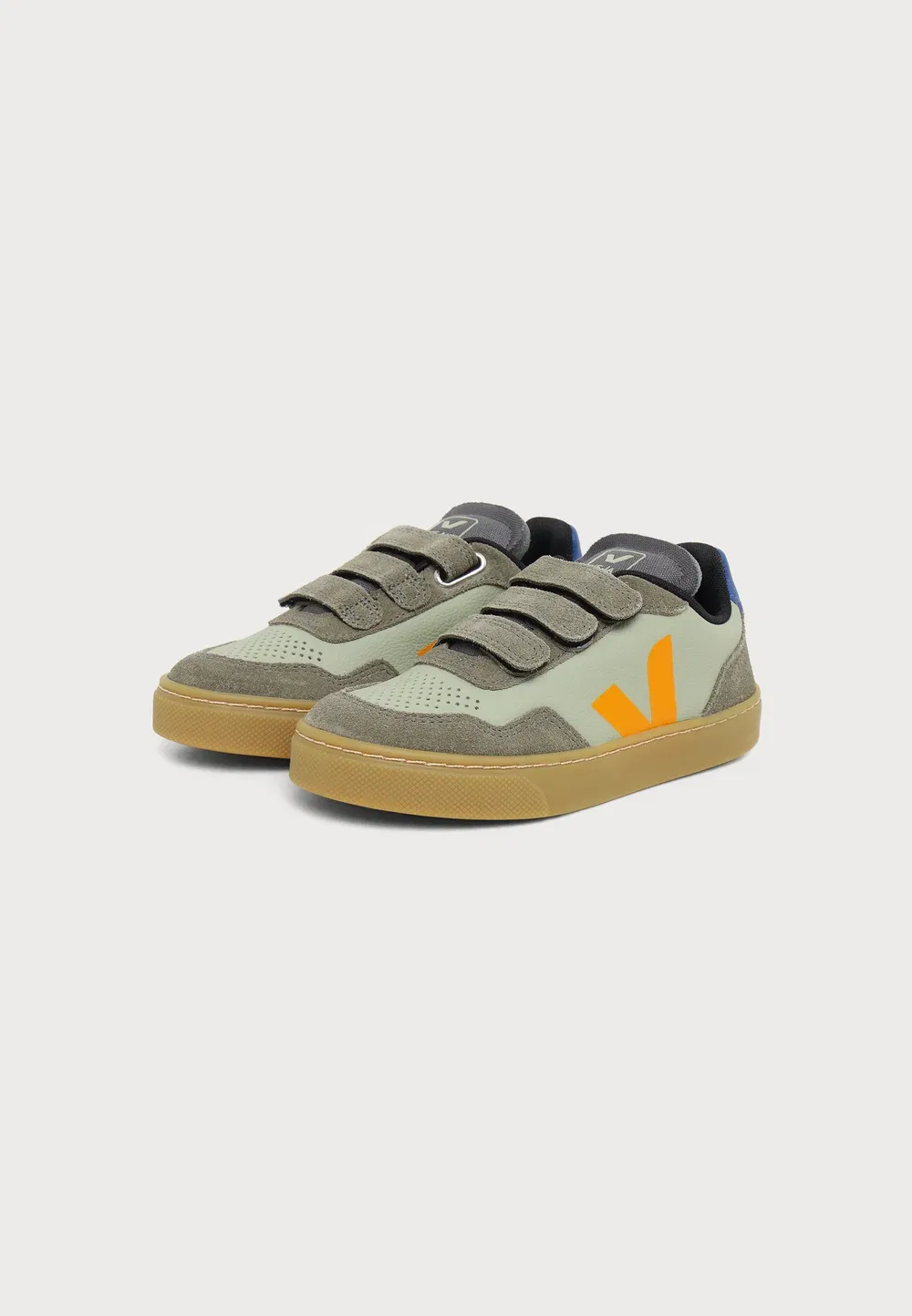 Кроссовки Small v-90 унисекс Veja, Clay Mango Kaki — фото 2