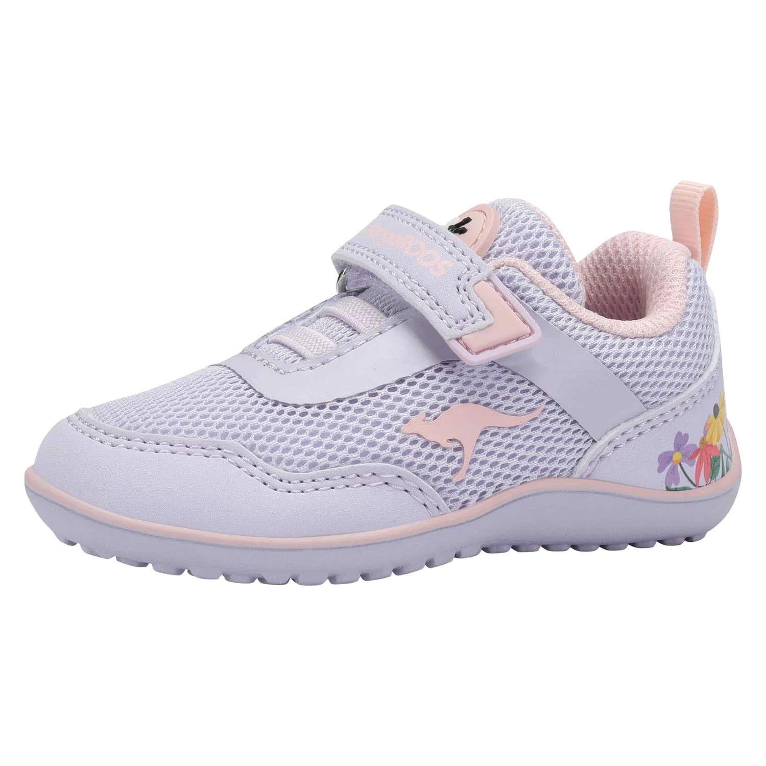 Детские кроссовки с низким верхом KangaROOS, Galactic Lilac/Bee Happy