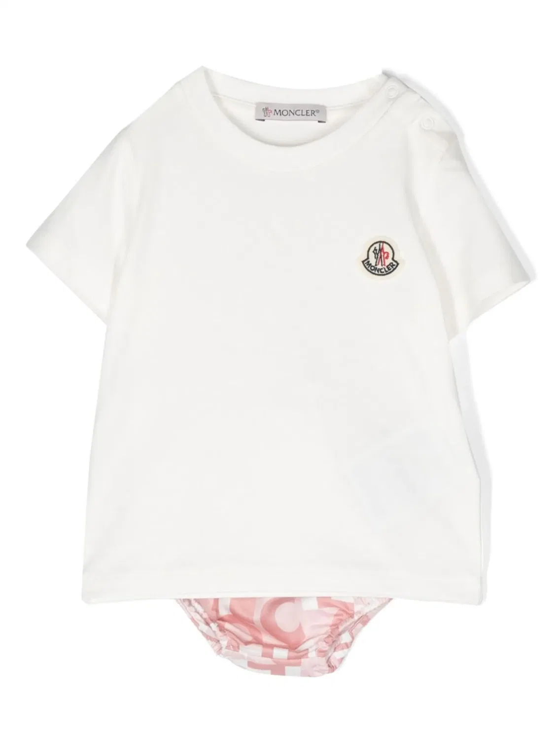 Комплект из блузок с монограммой Moncler, белый