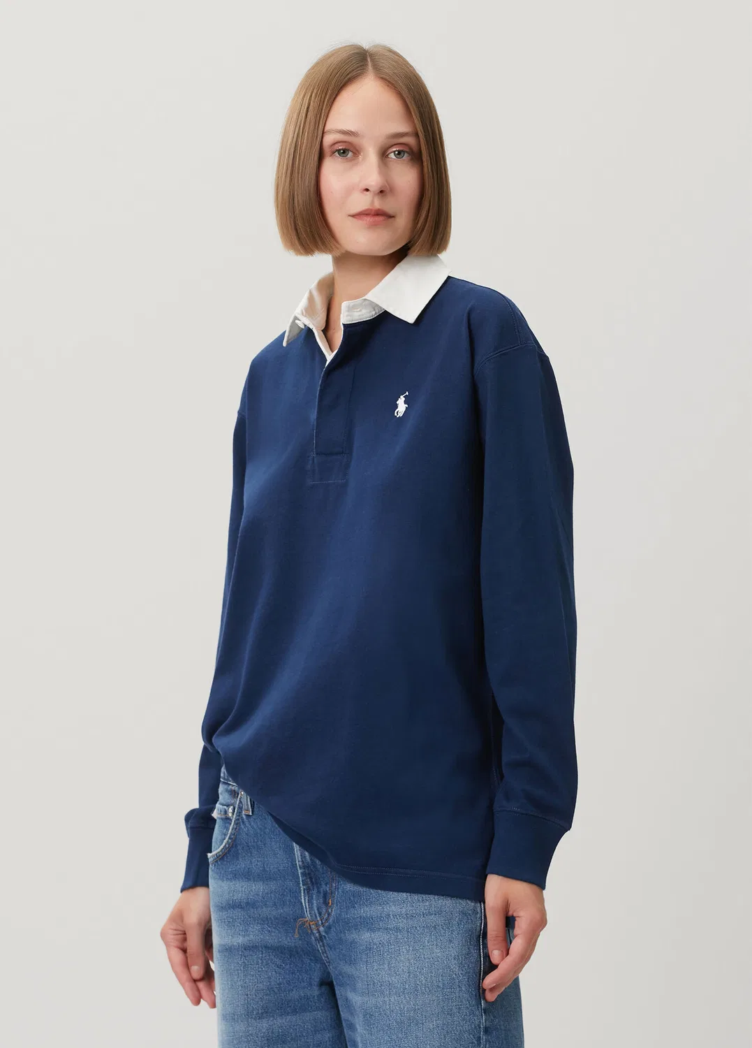 Поло Ralph Lauren Lacivert Uzun Kol, черный — фото 3