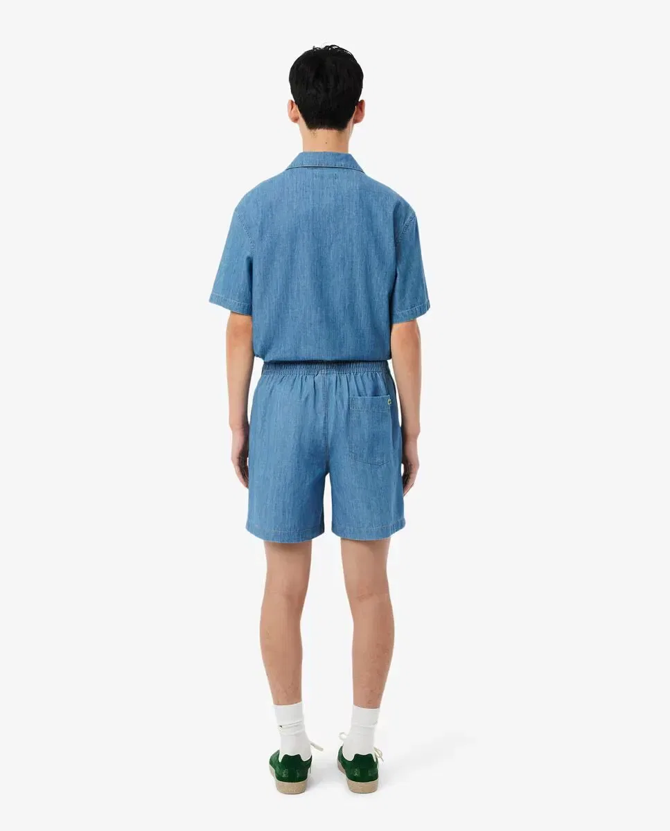 Мужские шорты свободного кроя Lacoste, Azul — фото 2