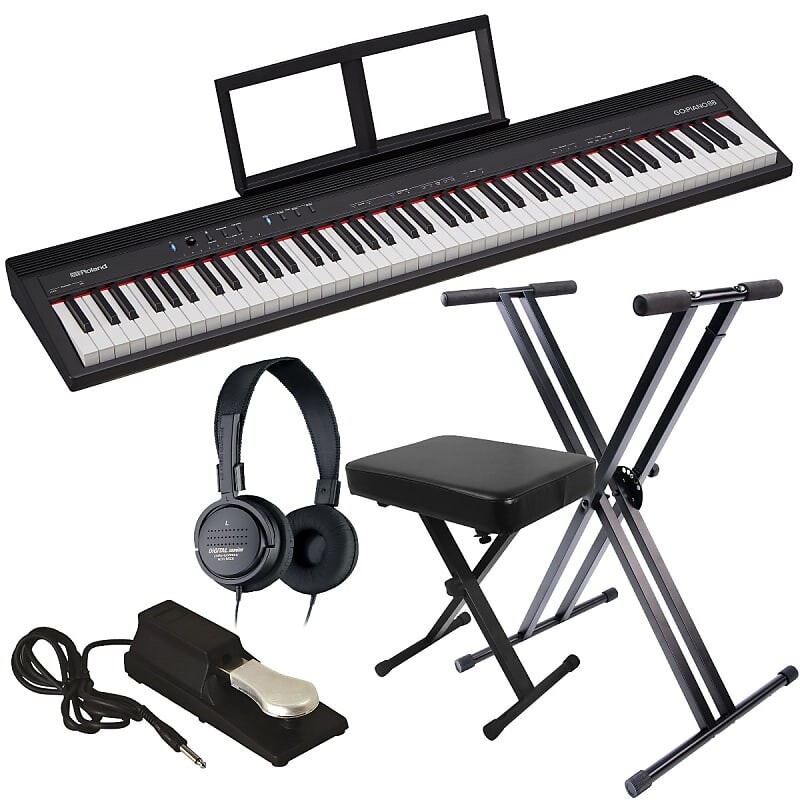 

Roland GO:PIANO88 Portable Keyboard KEY ESSENTIALS BUNDLE GO:PIANO 88