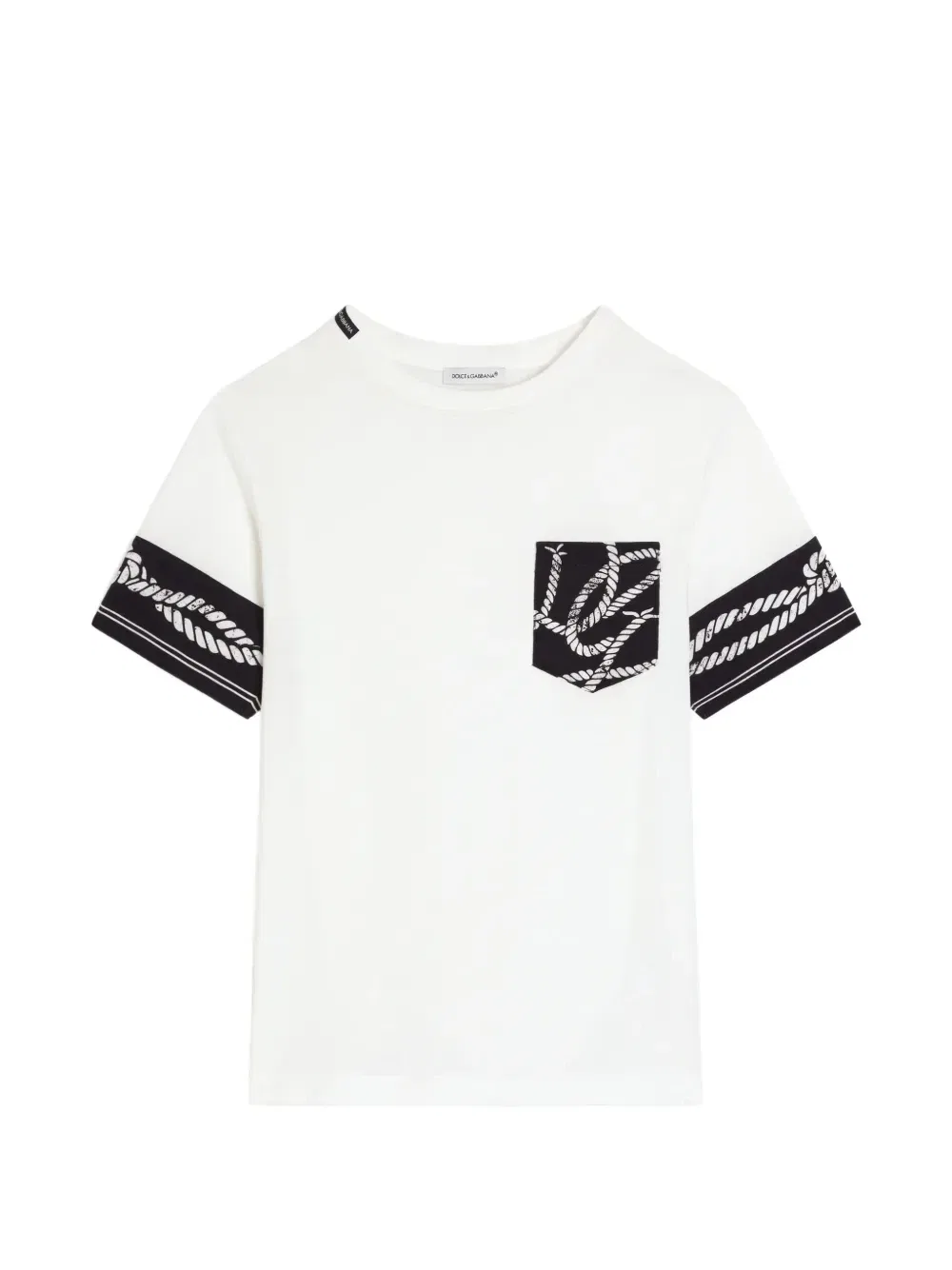 Футболка из джерси Dolce & Gabbana Kids, белый