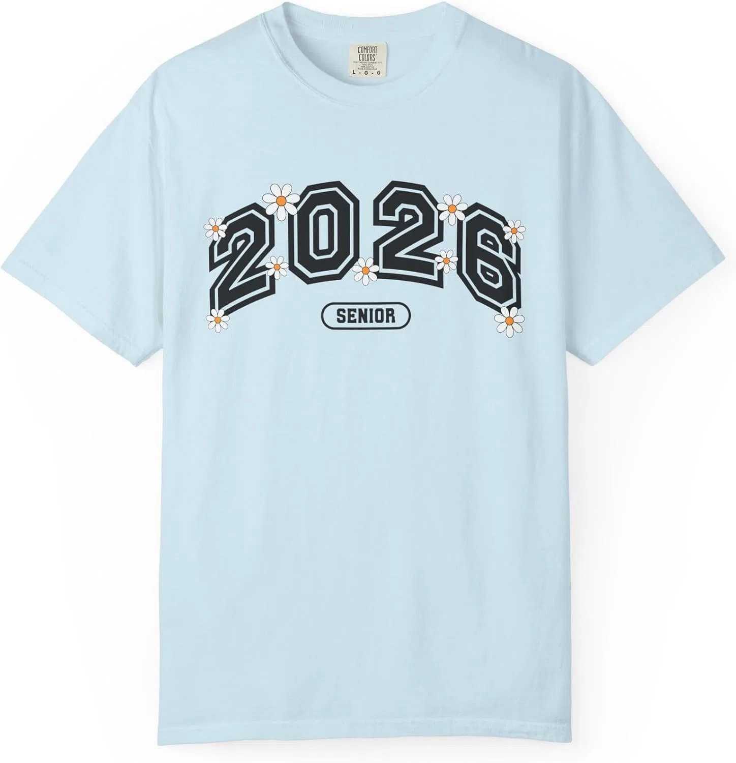 Футболка с принтом Daisy Comfort Colors 1717, Chambray