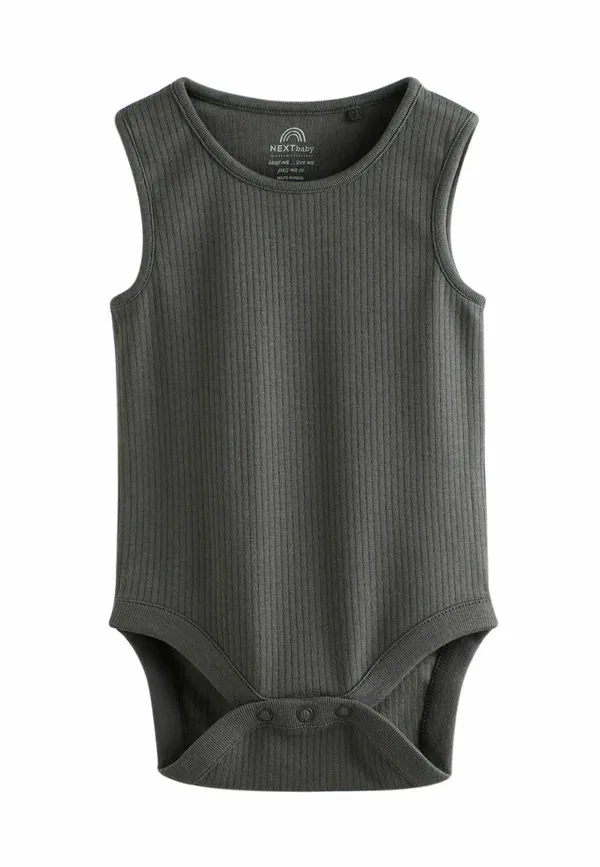 Боди без рукавов мальвовый узор Regular fit 5 pack Next, Neutral, нейтральный — фото 3