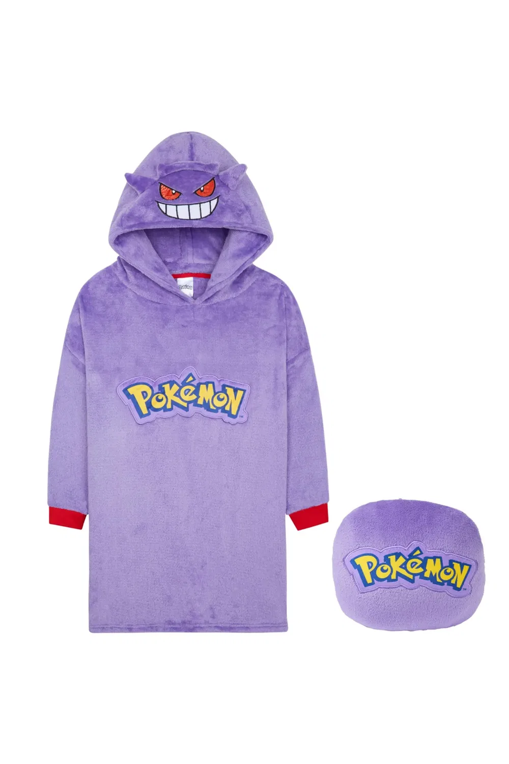 Оверсайз худи из флиса Pokemon, Purple