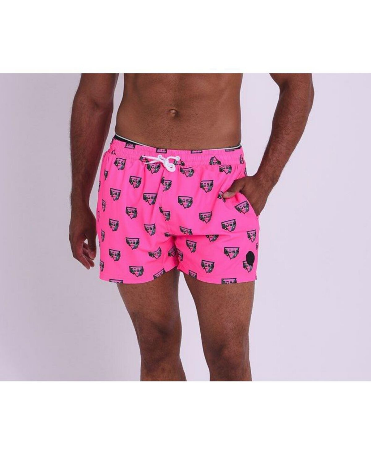 

Мужские шорты для плавания Baewatch неонового розового цвета OOSC