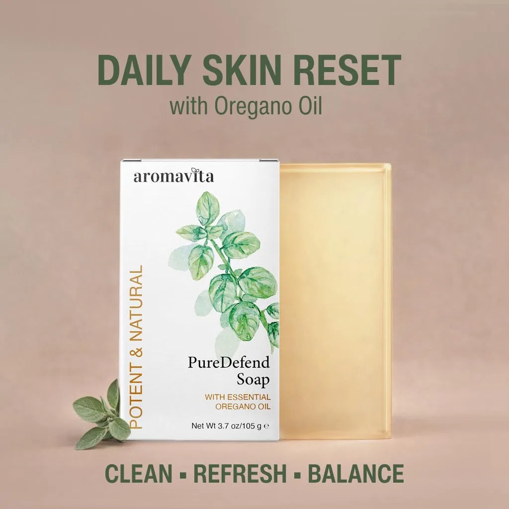 Твердое мыло Oregano Oil Soap Bar, AROMAVITA, набор 5 шт., 100 г, Tea Tree — фото 2