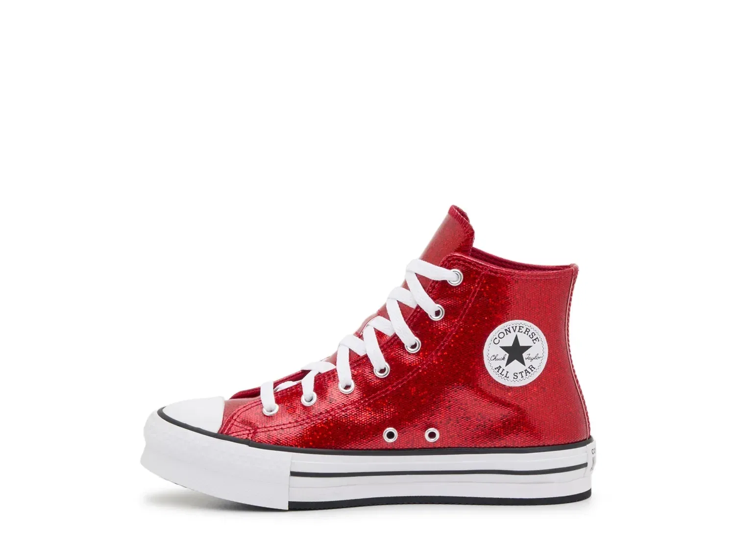 Кроссовки высокие Chuck Taylor All Star EVA Lift, Converse, винно-красный — фото 3