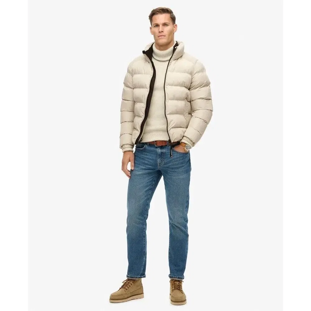 Мужская утепленная куртка Superdry, Цвет Grau — фото 4