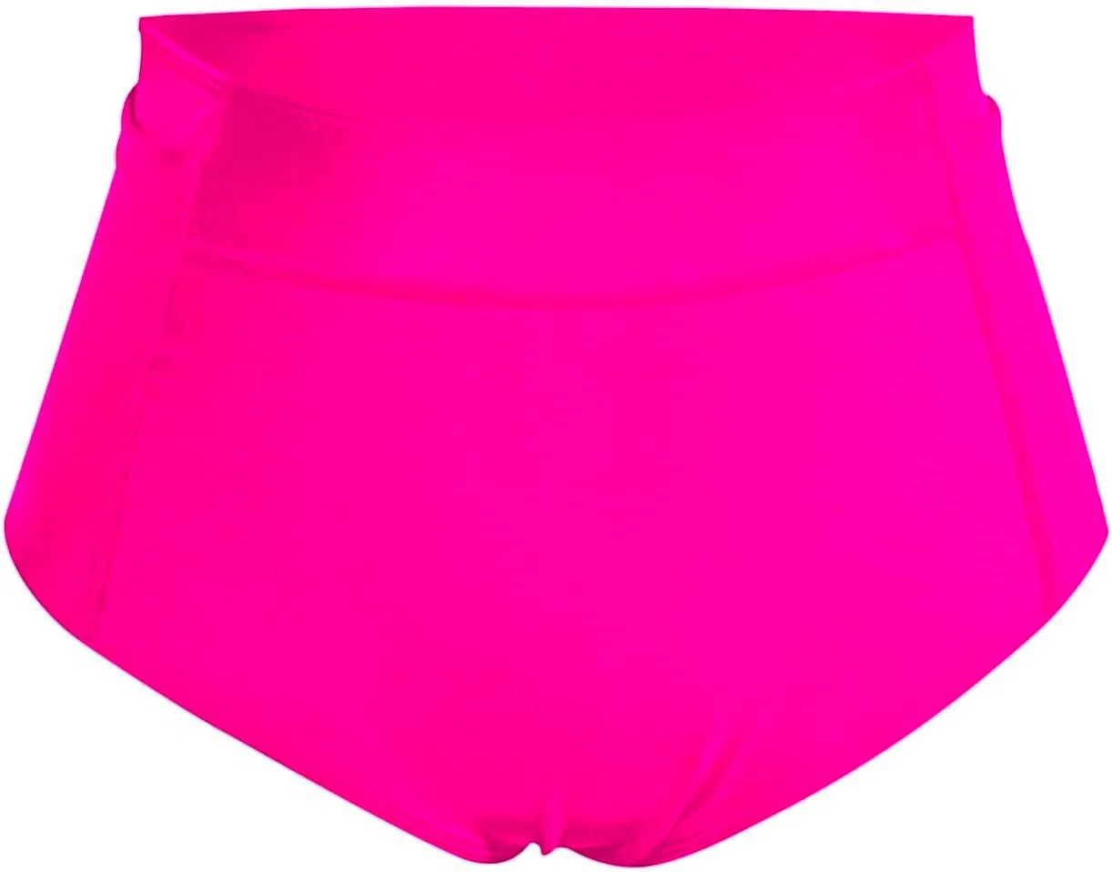 Женские высокие бикини-шорты с карманами Seamless, Hot Pink — фото 4