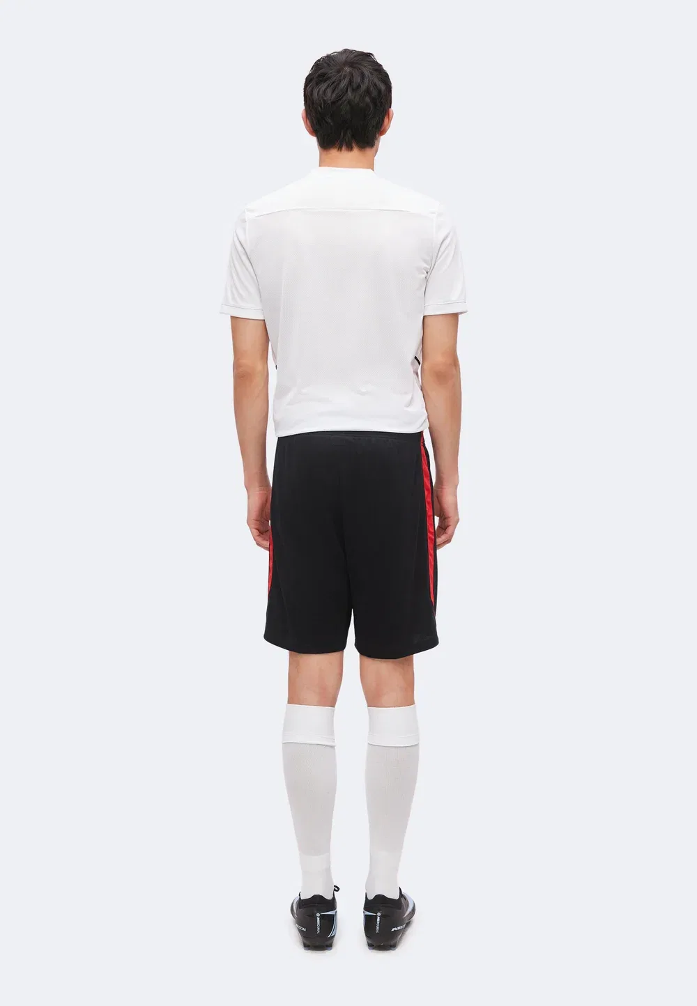 Мужские шорты сборной Турции - форма национальной команды Nike Performance, Black/Sport Red/White — фото 3