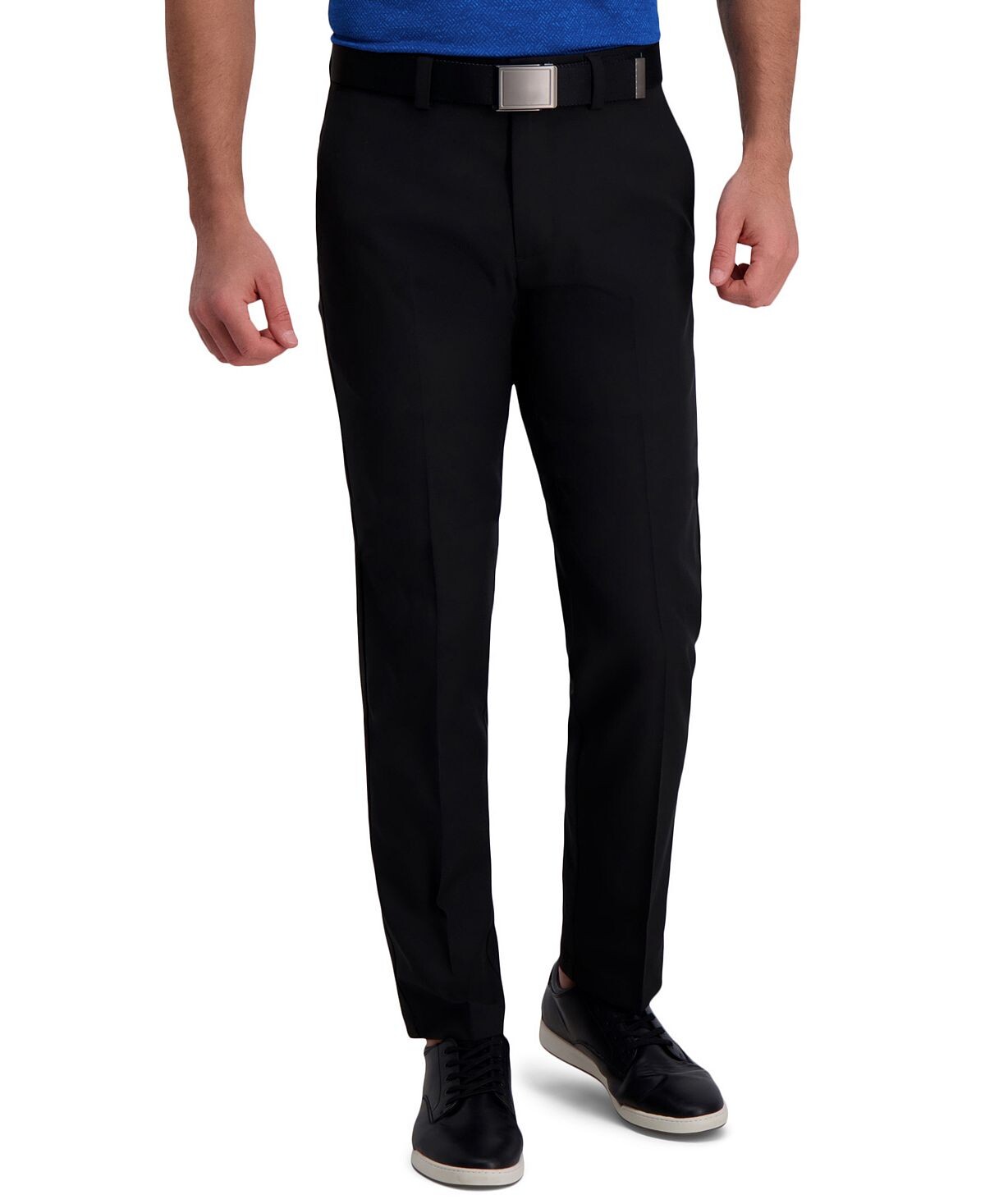 

Плоские передние брюки cool right performance flex straight fit Haggar, черный