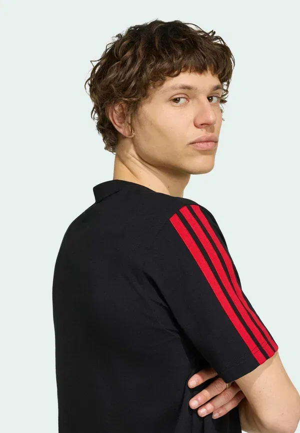 Футболка с принтом «Манчестер Юнайтед» и ДНК Adidas Performance, черный — фото 4