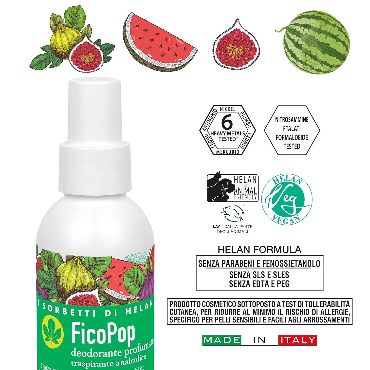 Дезодорант-лосьон с ароматом Fresh, Helan, 10 г — фото 3