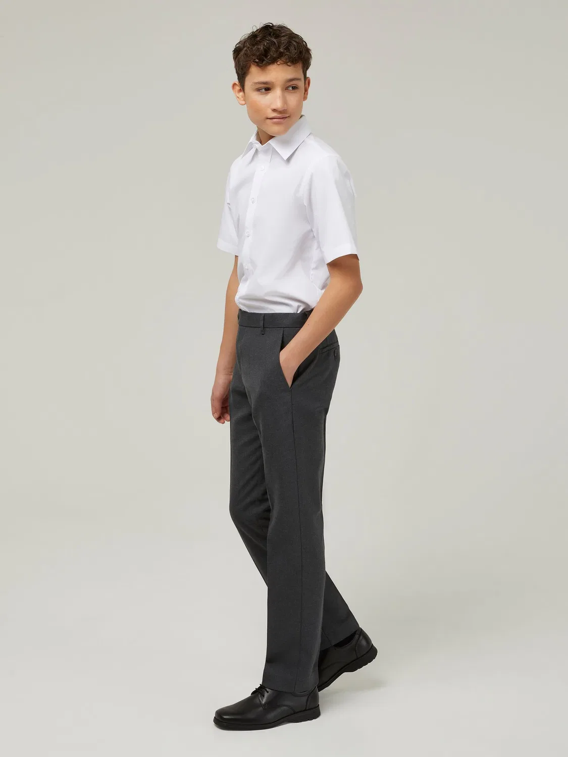 Брюки школьные Trutex, серый