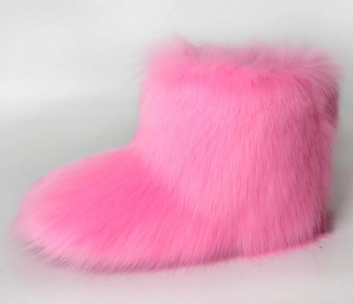 Детские зимние сапоги для девочек с искусственным мехом LLTMALL, Pink — фото 4