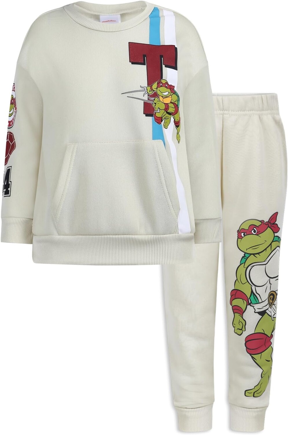 

Детский костюм Nickelodeon Teenage Mutant Ninja Turtles, Sweatshirt and Pant, 2 предмета, белый