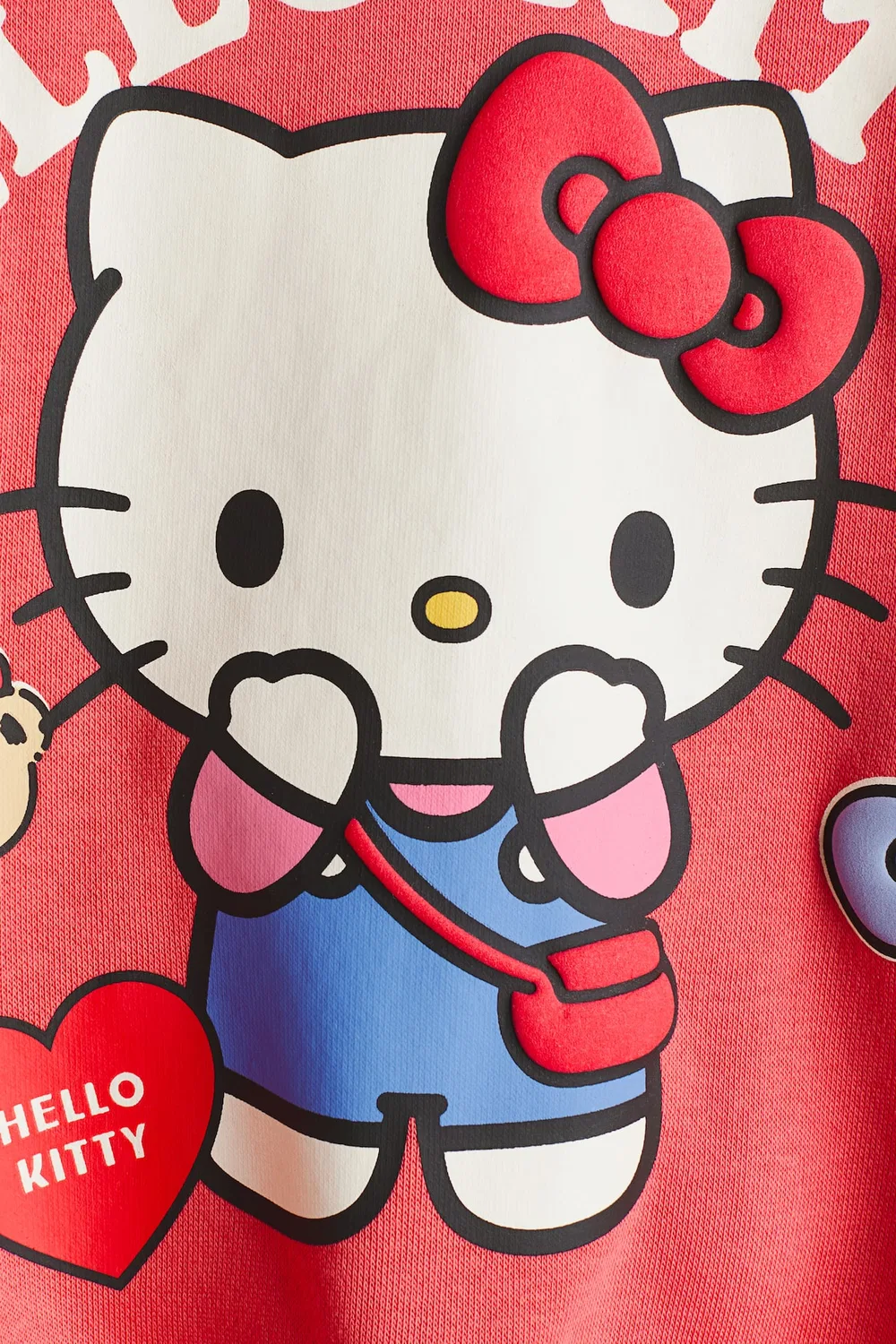 Толстовка с принтом и мягкой внутренней стороной H&M, Hellrot/Hello Kitty — фото 2