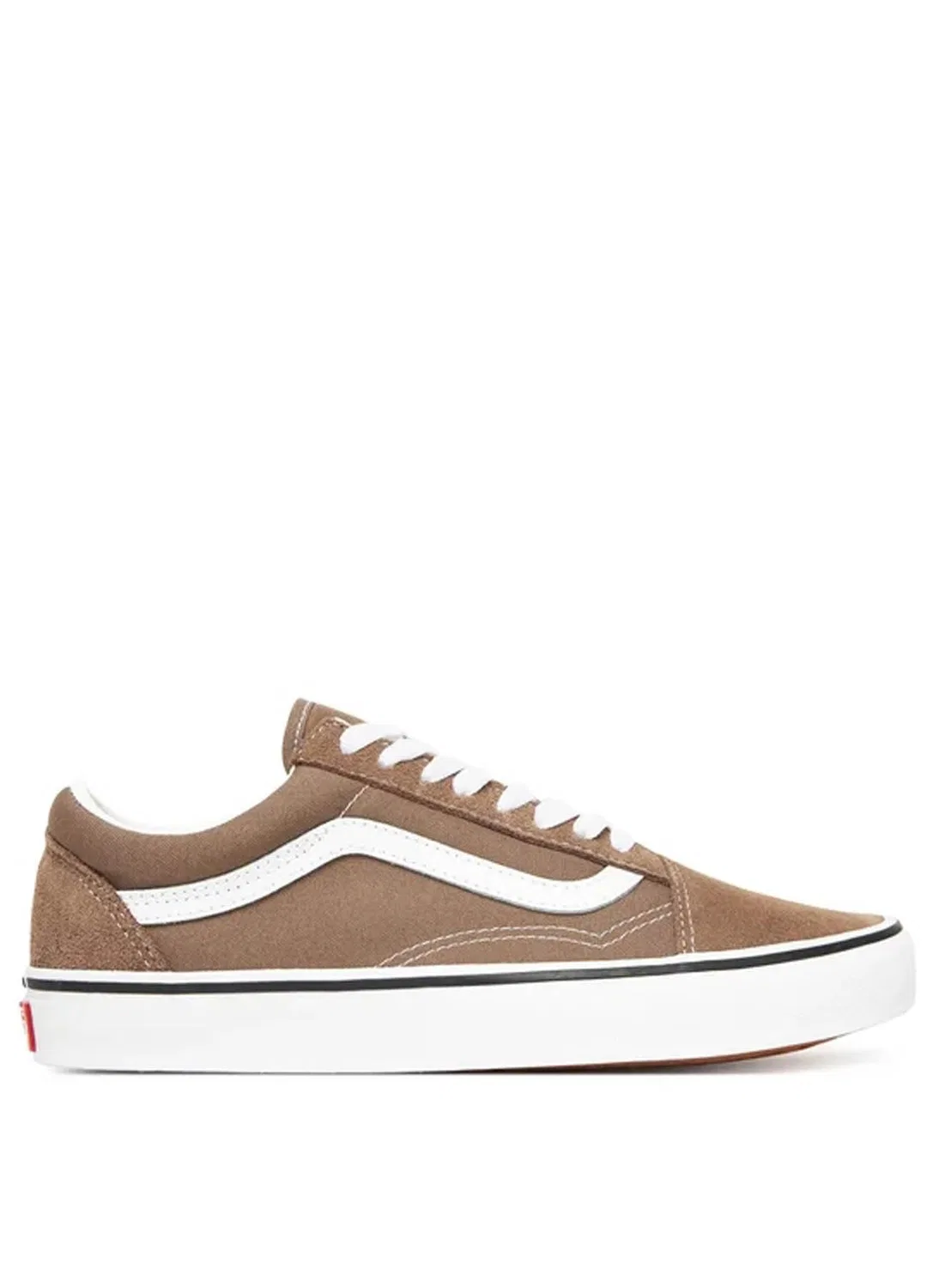 Детские кроссовки для мальчиков с замшей и канвасом Old Skool Vans, Walnut Color Theory